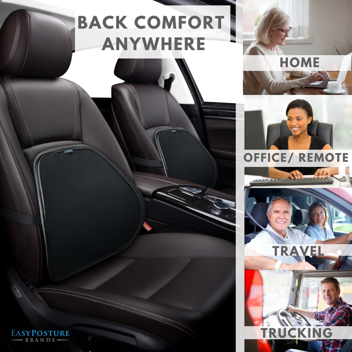Mesh Lumbar Back Support Back Support Easy Posture
