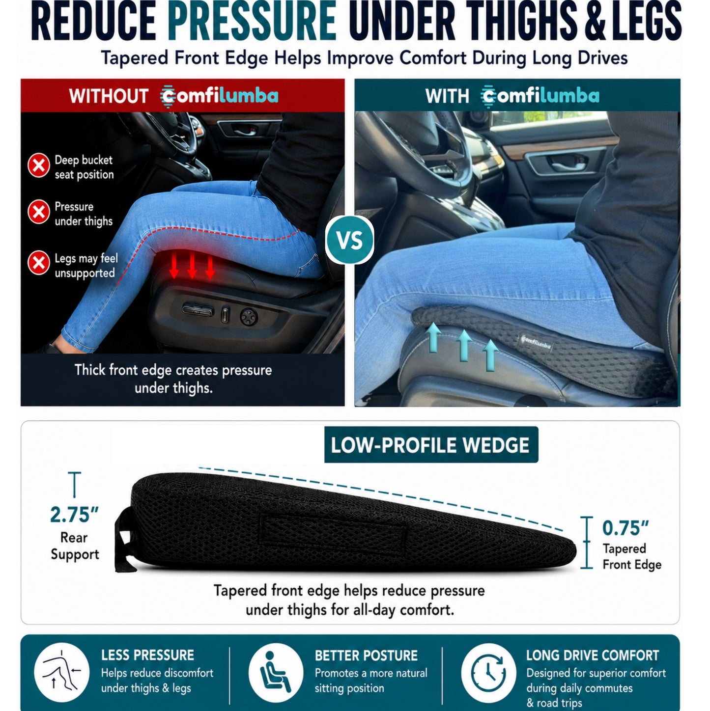 ComfiLumba Seat Cushion Seat Cushion ComfiLumba 