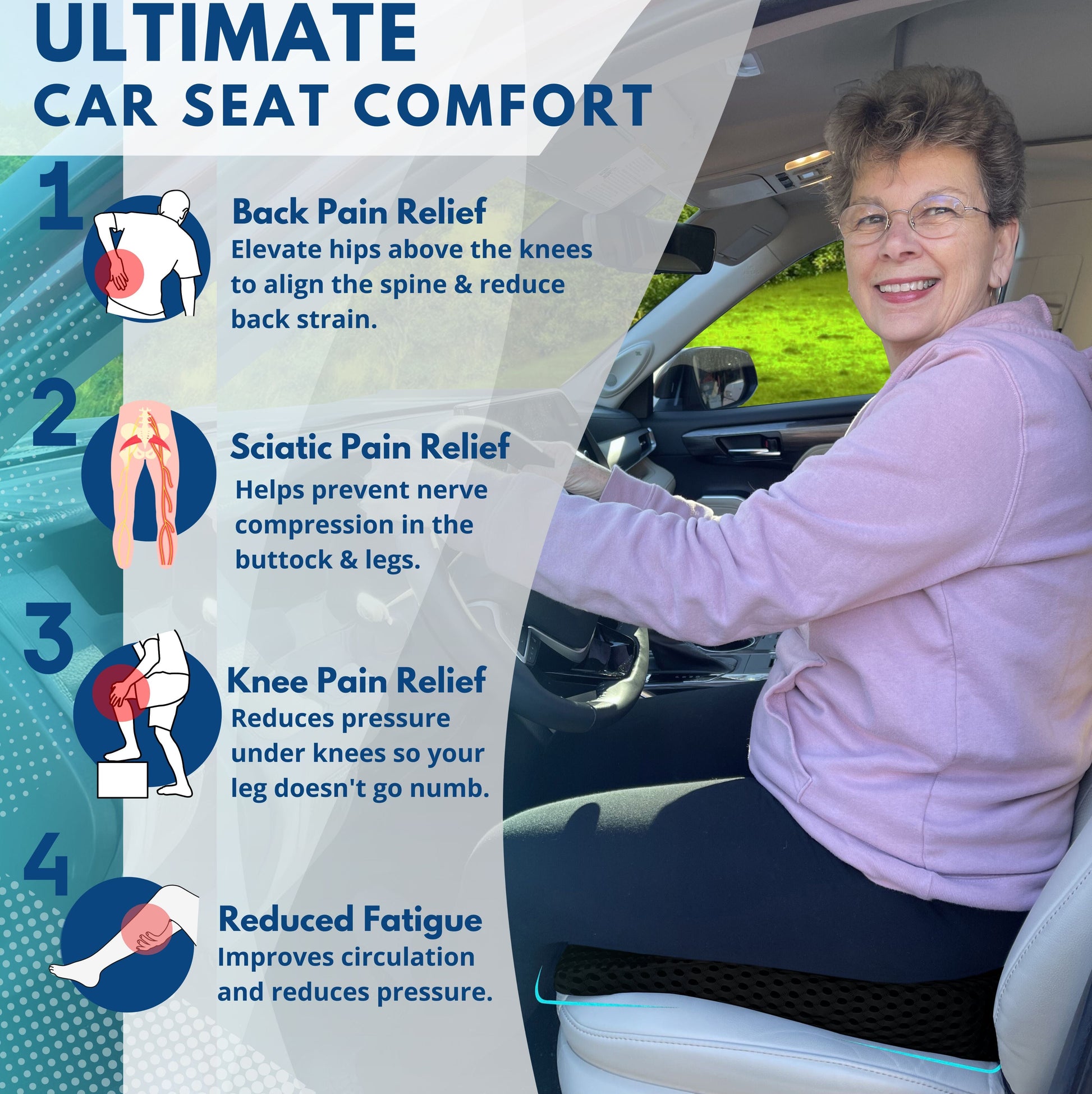 ComfiLumba Seat Cushion Seat Cushion ComfiLumba 
