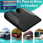 Car Seat Cushion - Wedge Shaped Gel Infused Memory Foam Seat Cushion ComfiLumba 