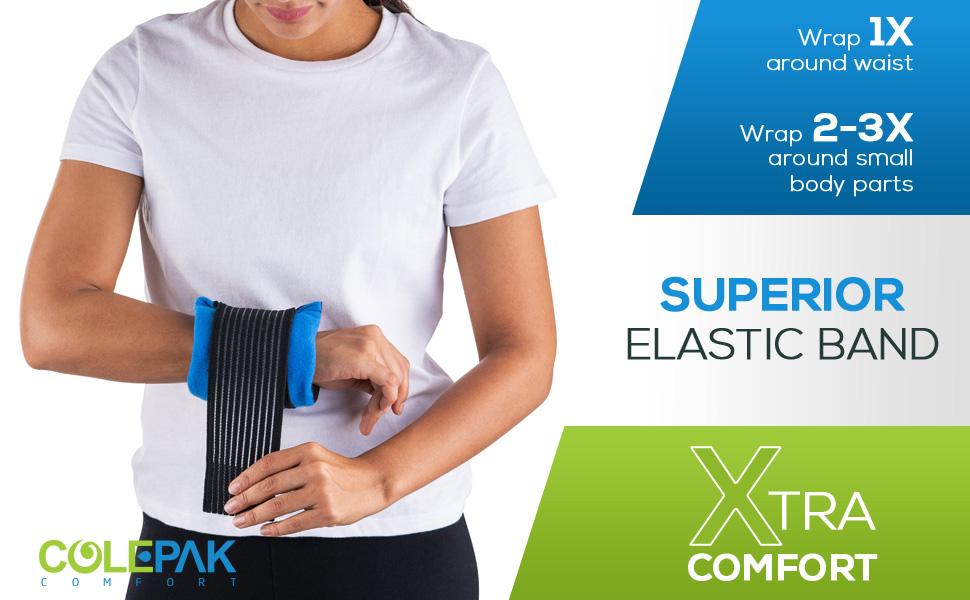 Reusable Gel Ice Packs & Ice Wrap Holder Reusable Hot Cold Pack ColePak Comfort 